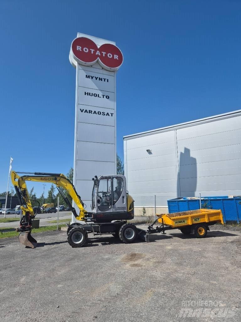 Wacker Neuson 6503 Gumikerekes kotrók