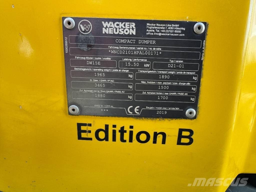 Wacker Neuson DW15e Mezei dömperek