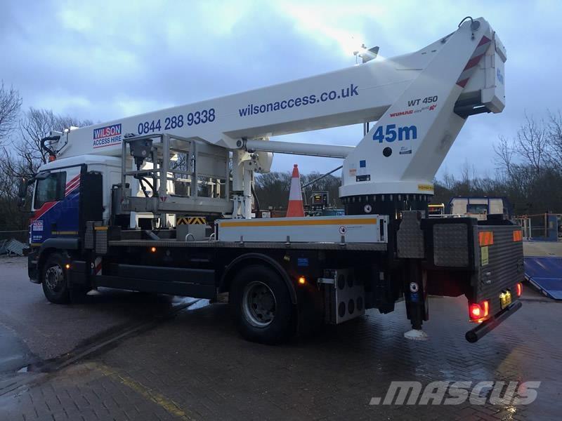 Wumag T450 Teherautóra szerelt emelők és állványok