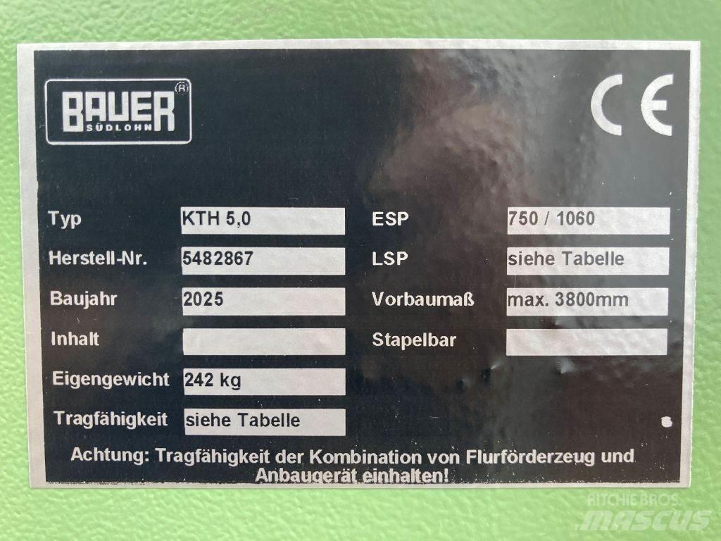 Bauer KTH 5,0 Anyagmozgatás - Egyebek