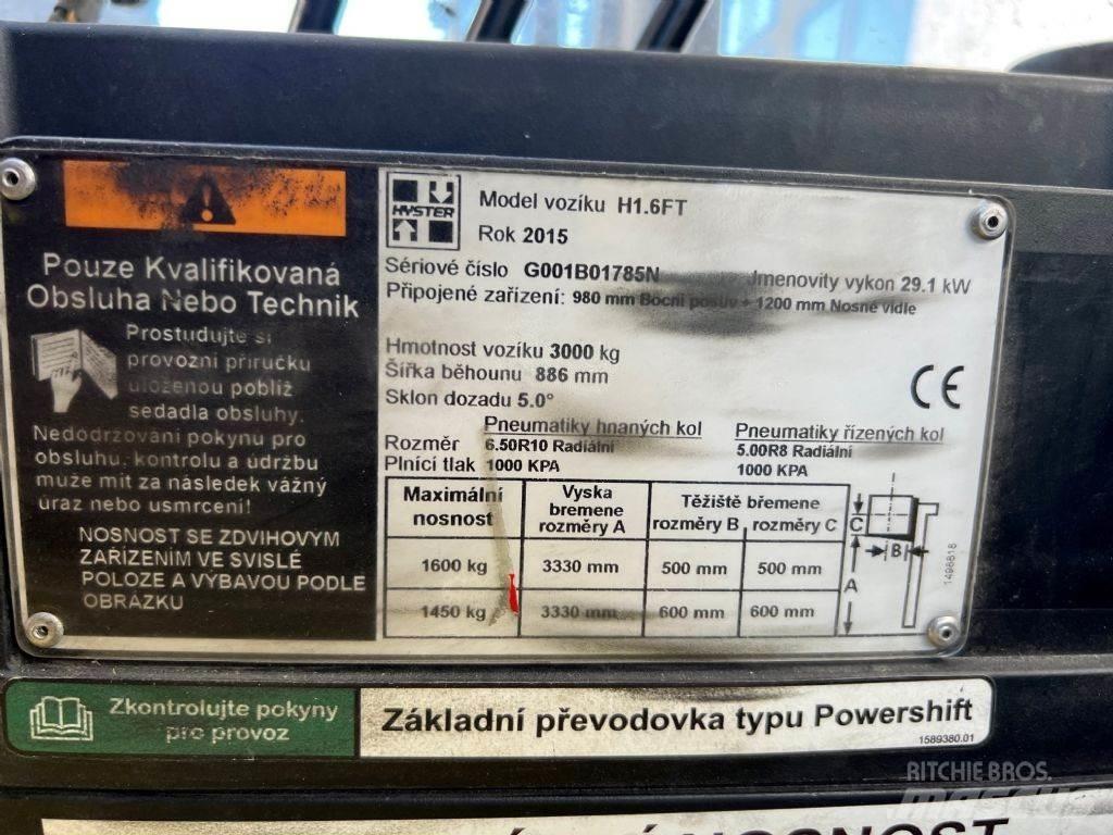Hyster H 1.6 FT Dízel targoncák