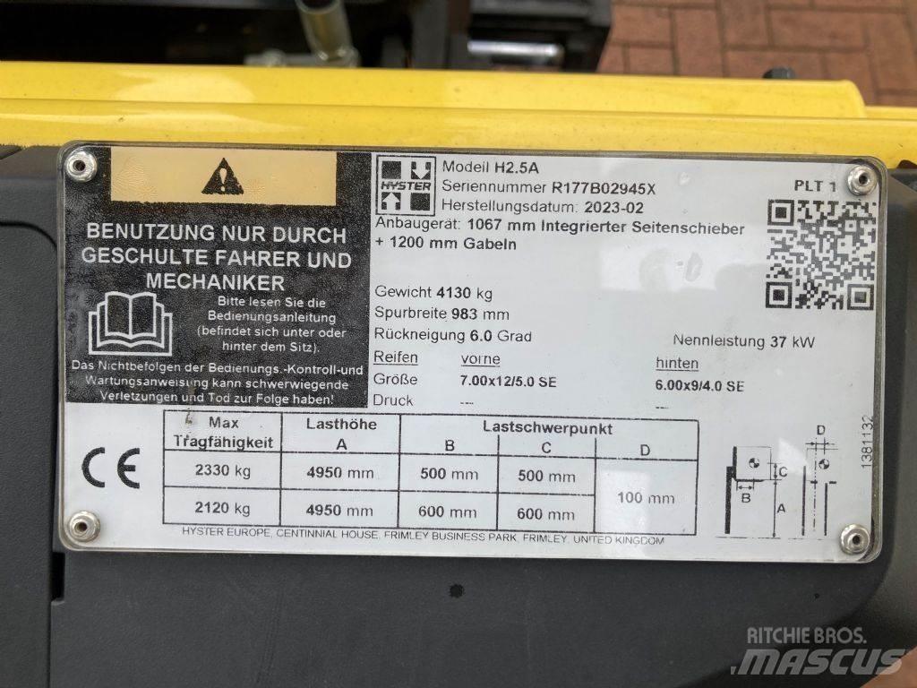 Hyster H 2.5A Dízel targoncák
