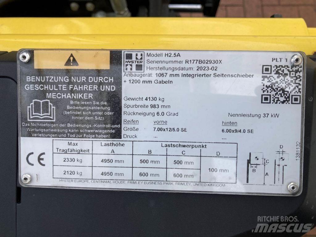 Hyster H 2.5A Dízel targoncák