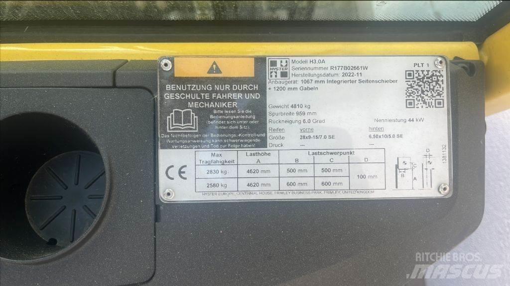 Hyster H 3.0 A Dízel targoncák