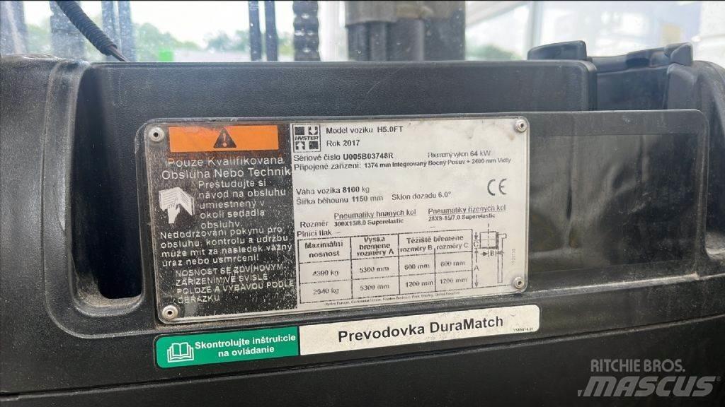 Hyster H 5.0 FT Gázüzemű targoncák