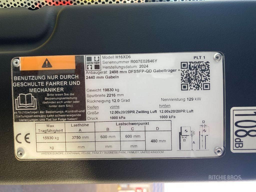 Hyster H16XD6 Dízel targoncák