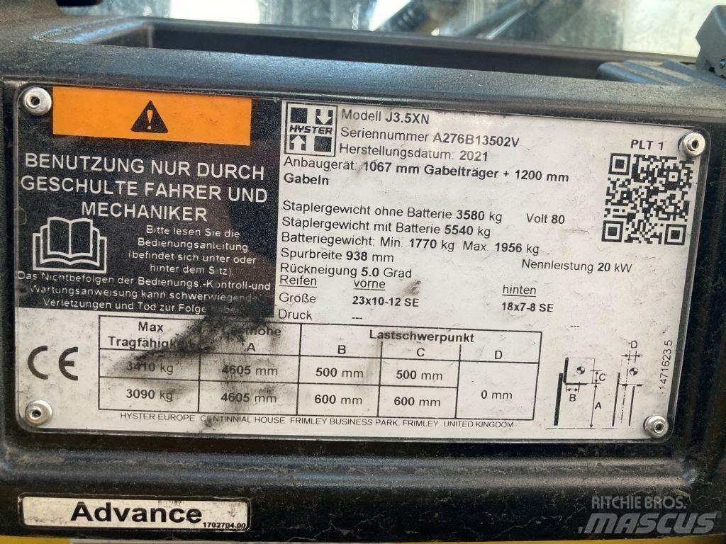 Hyster J 3.5 XN Elektromos targoncák