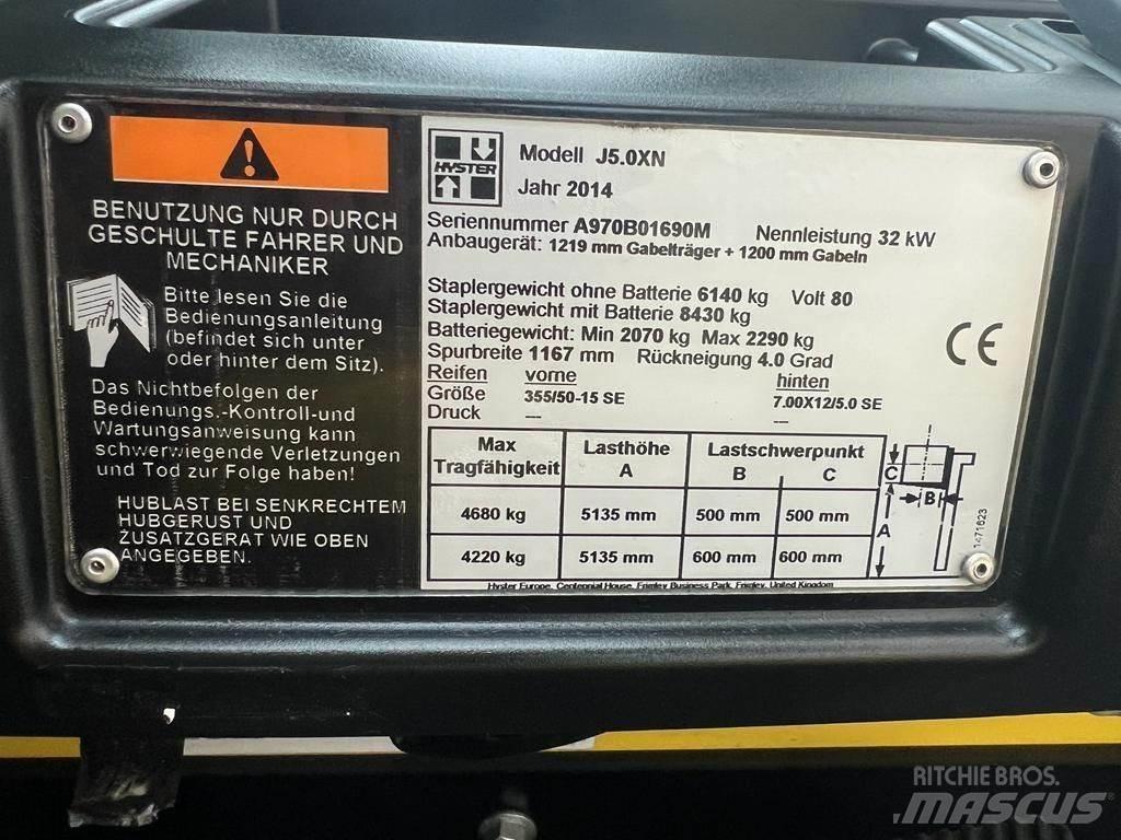Hyster J 5.0 XN Elektromos targoncák