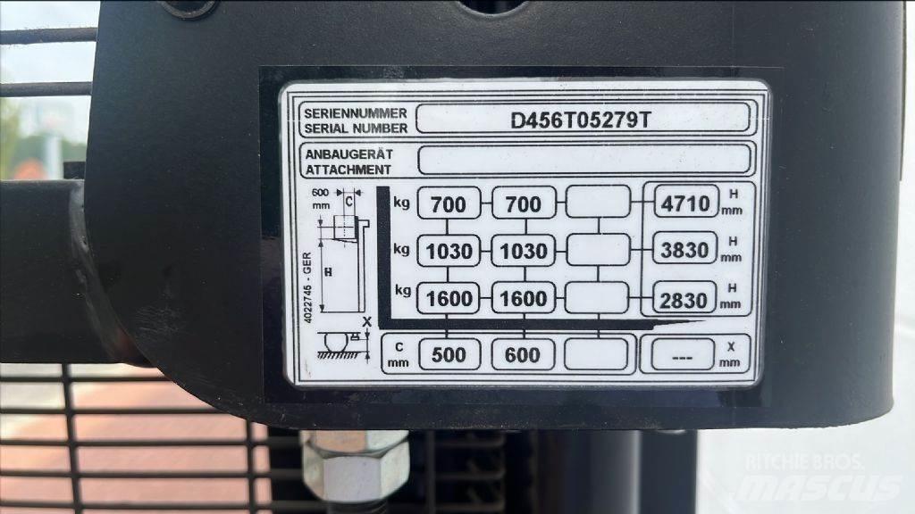 Hyster S1.6IL Gyalogkíséretű targonca