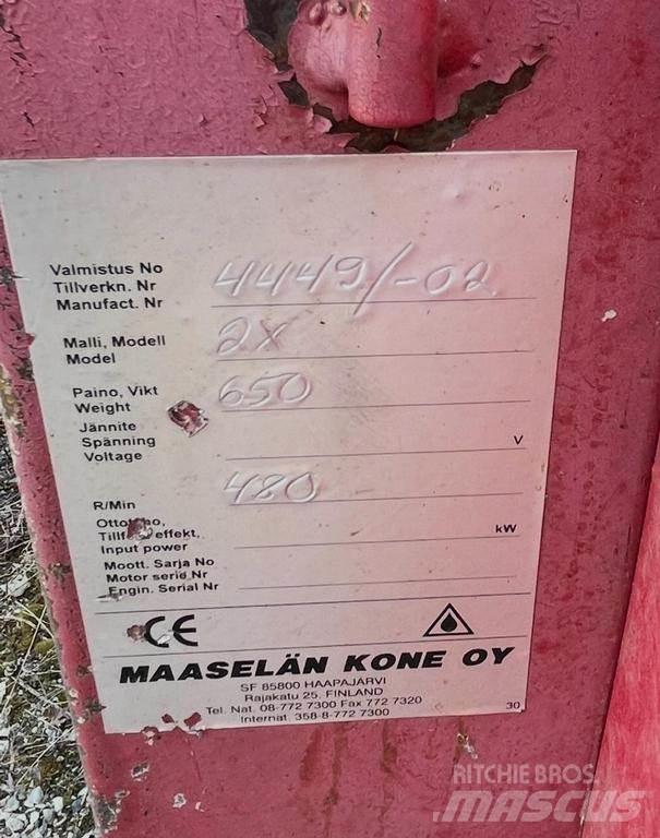 Hakki 2X Fa hántoló, vágó, aprító