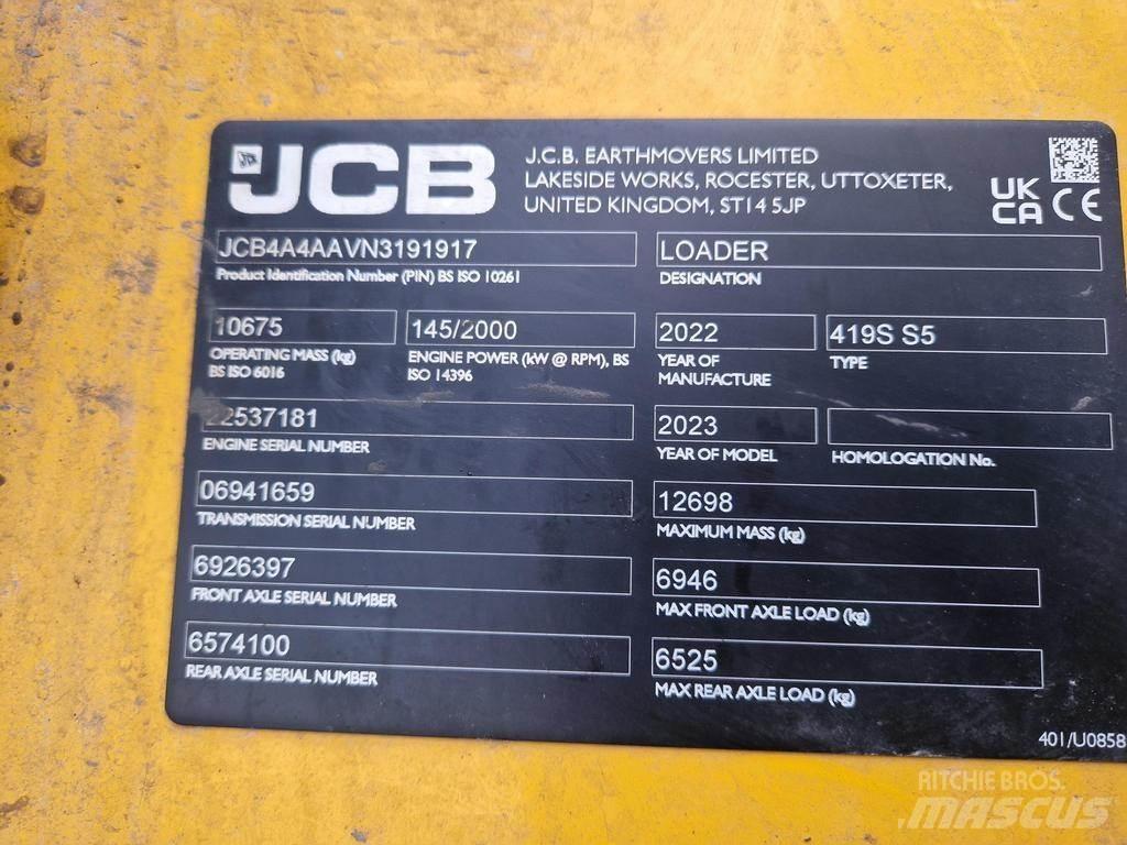 JCB 419S Egyéb mezőgazdasági gépek