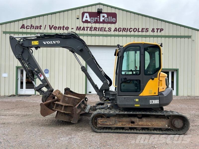 Volvo ECR88D Mini kotrók < 7t