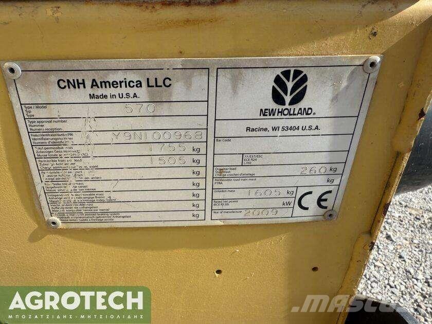 New Holland 570 Körbálázók