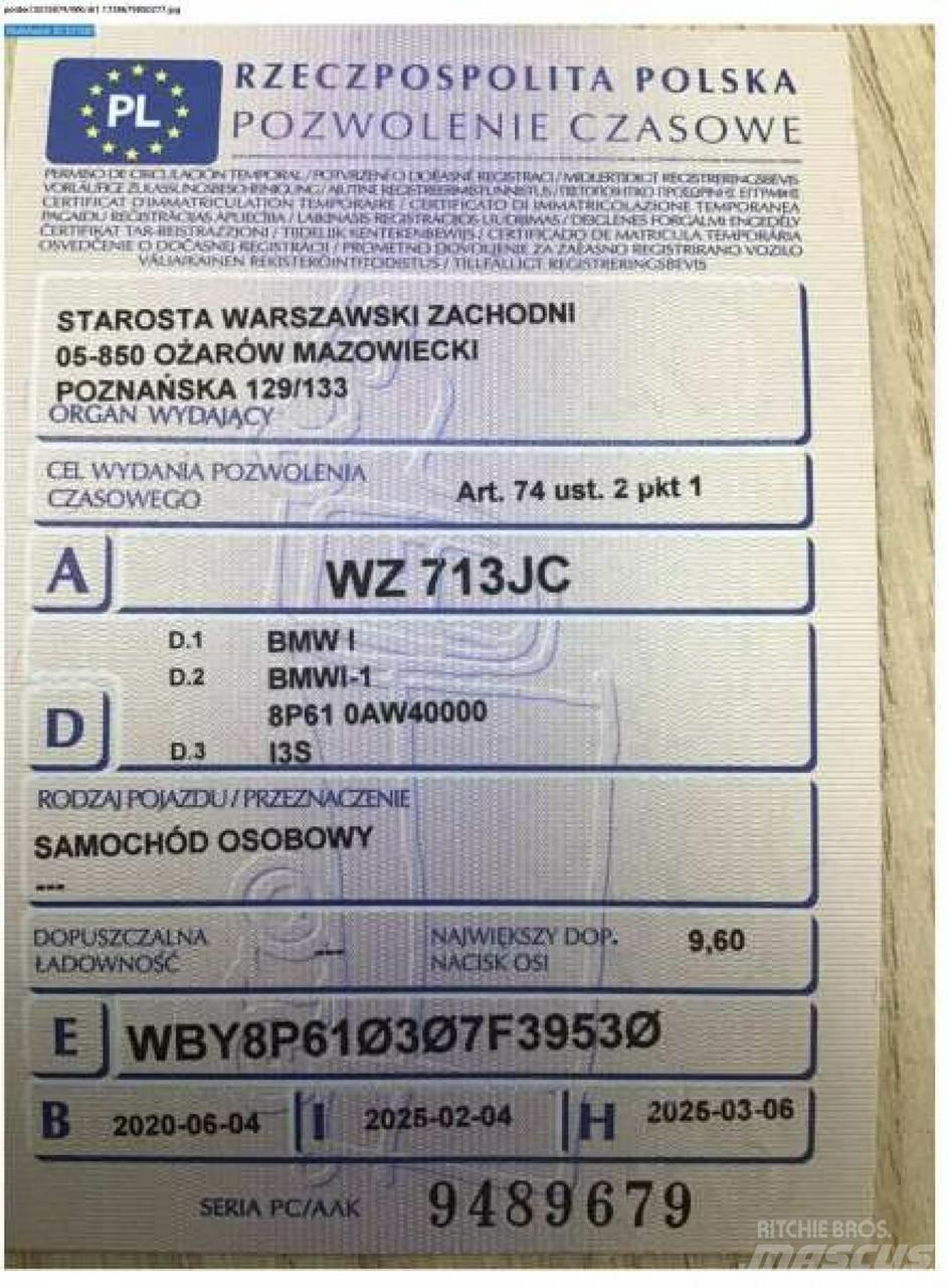 BMW i3 Kistehergépjárművek
