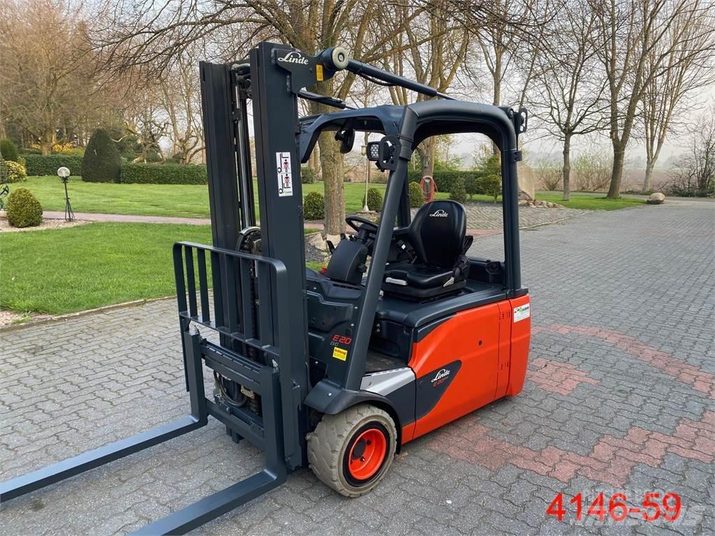 Linde E 20 L 02 Elektromos targoncák