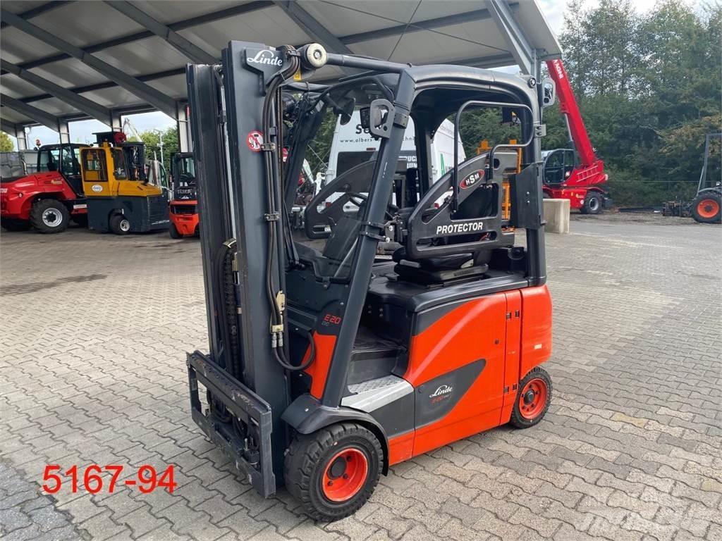 Linde E 20 PH 02 Elektromos targoncák