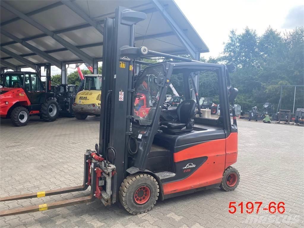 Linde E 25 HL - 01 600 Elektromos targoncák