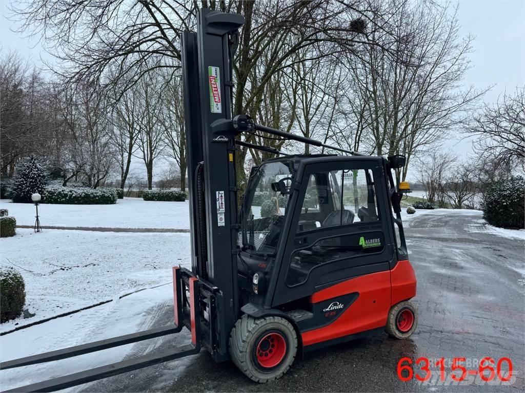 Linde E 35 L 01 Elektromos targoncák