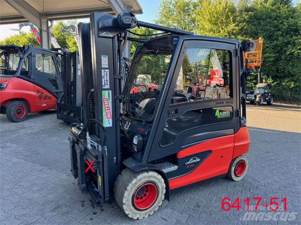 Linde E 35 L 01 Elektromos targoncák