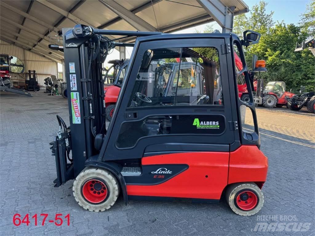 Linde E 35 L 01 Elektromos targoncák