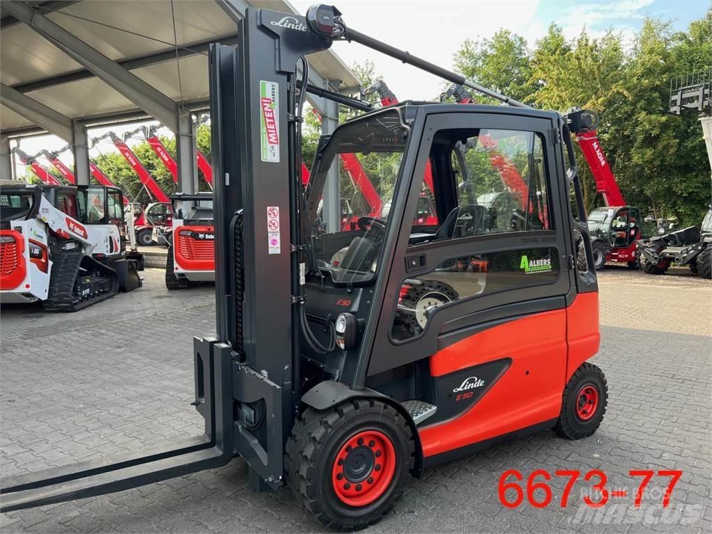 Linde E 50 HL Elektromos targoncák