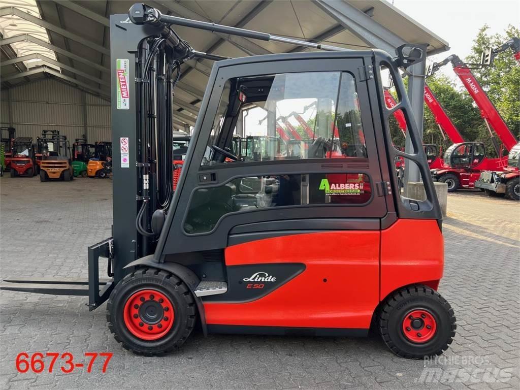 Linde E 50 HL Elektromos targoncák