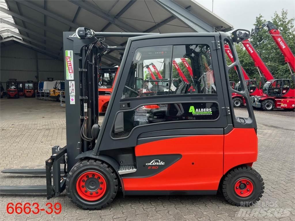 Linde E 50 HL 01 Elektromos targoncák