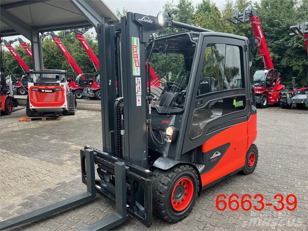 Linde E 50 HL 01 Elektromos targoncák