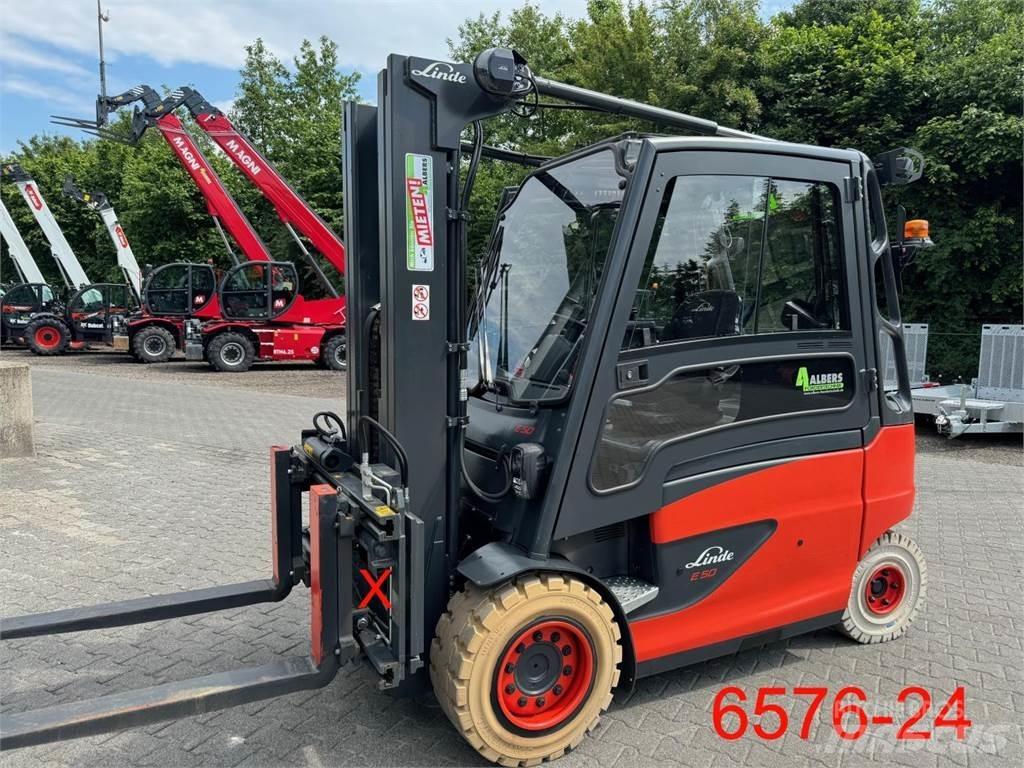 Linde E 50 HL 01 Elektromos targoncák