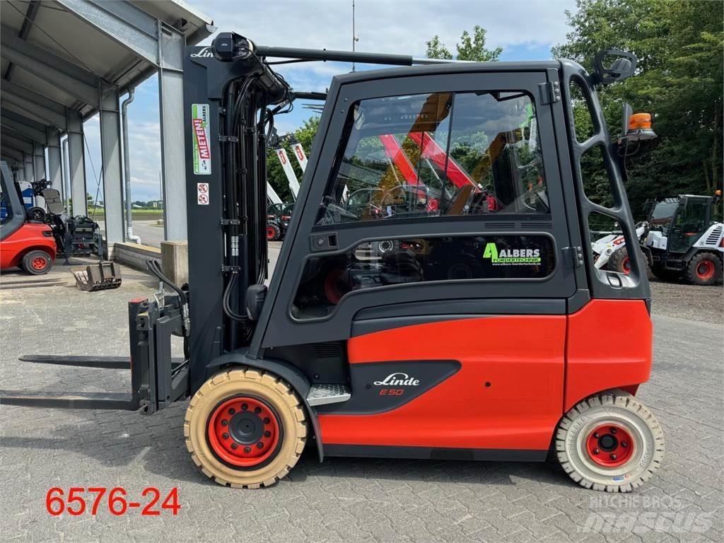Linde E 50 HL 01 Elektromos targoncák