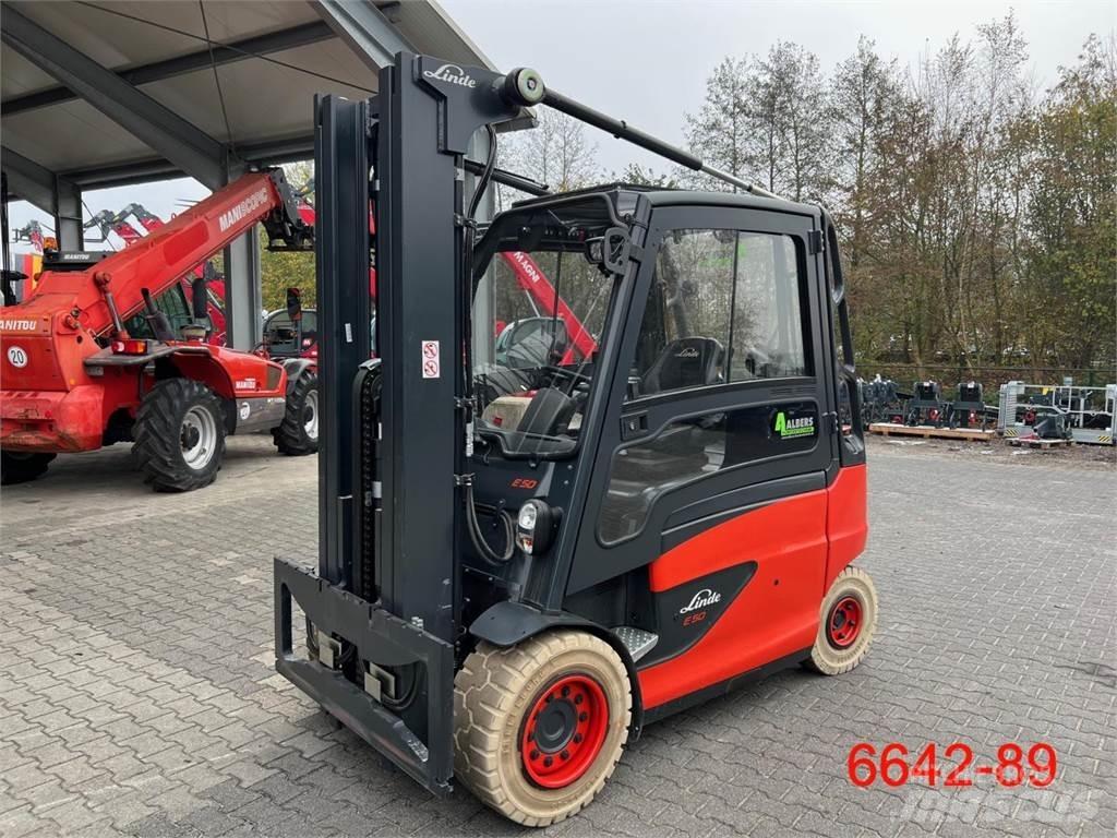 Linde E 50 HL 01 Elektromos targoncák