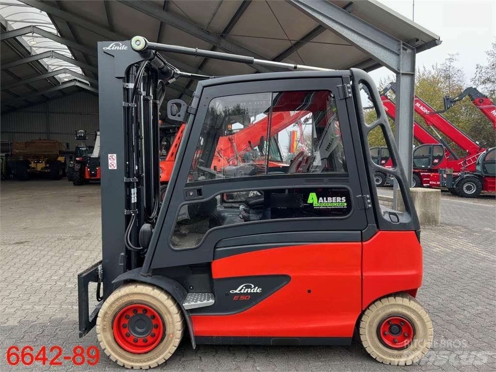 Linde E 50 HL 01 Elektromos targoncák