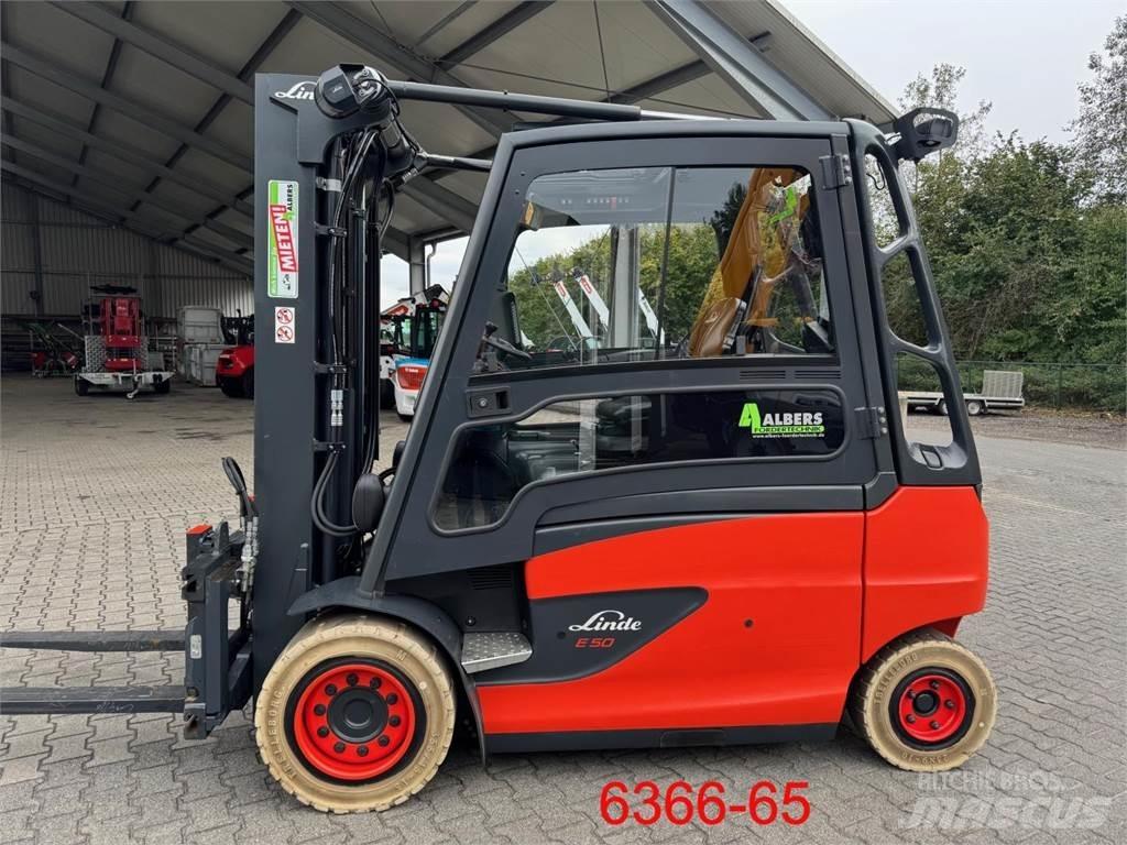Linde E 50 HL - 01 / 600 Elektromos targoncák