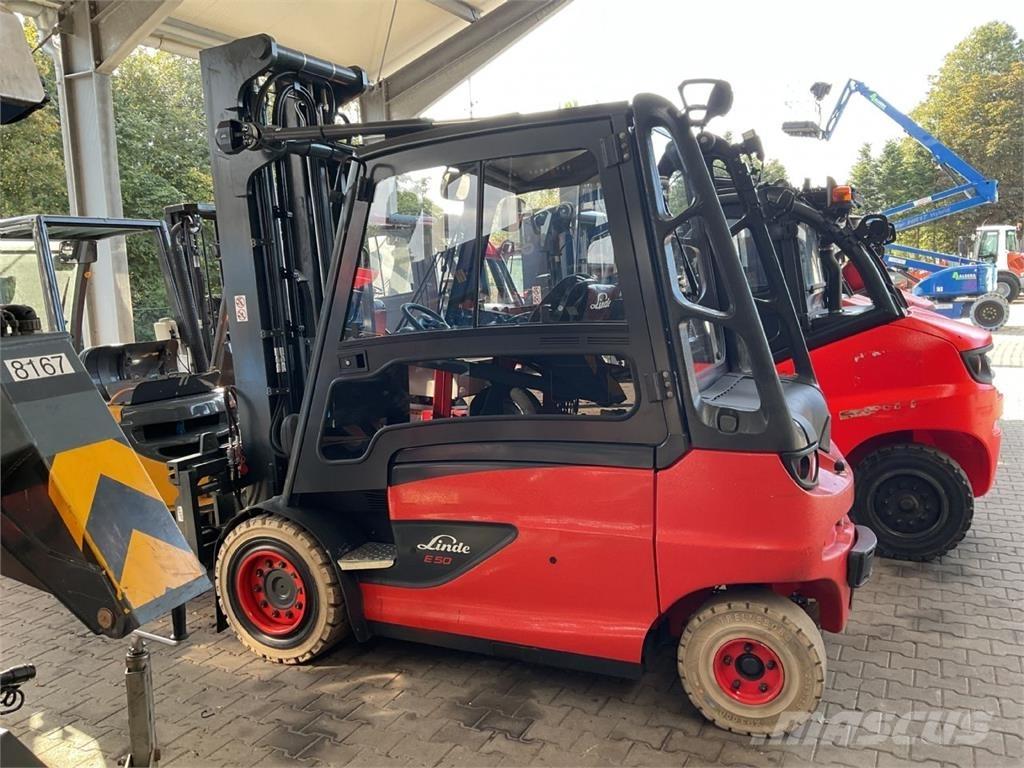 Linde E 50 HL 01 600 Elektromos targoncák