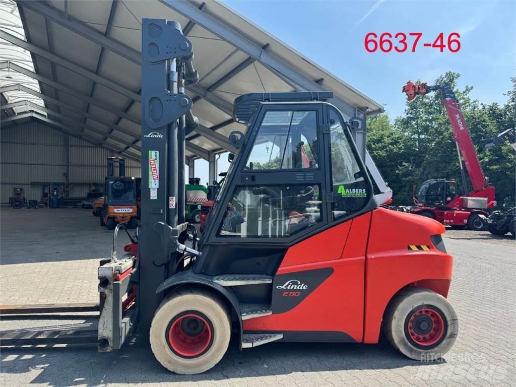 Linde E 80 - 01 / 900 Elektromos targoncák