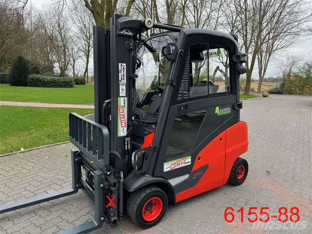 Linde H 20 T 01 Gázüzemű targoncák