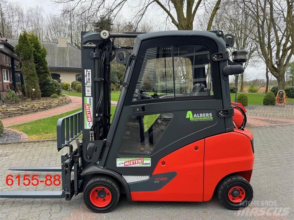 Linde H 20 T 01 Gázüzemű targoncák