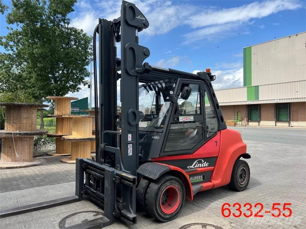 Linde H 80 D 02 900 Dízel targoncák