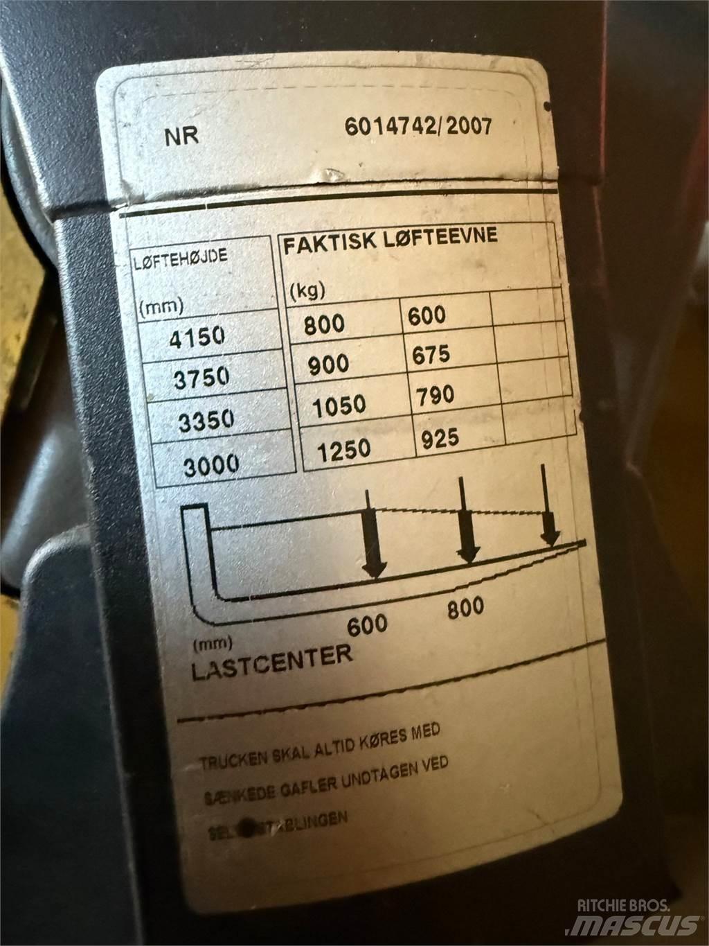 BT SPE125 Kézi raklapemelők