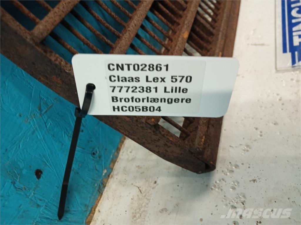 CLAAS Lexion 570 Kombájn tartozékok