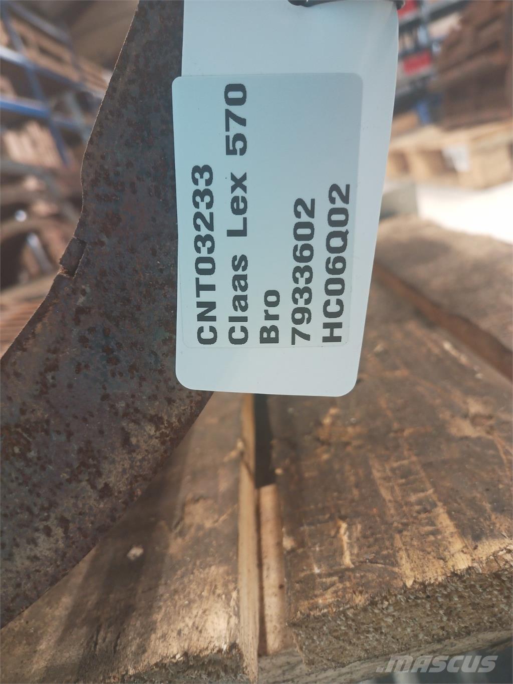 CLAAS Lexion 570 Kombájn tartozékok