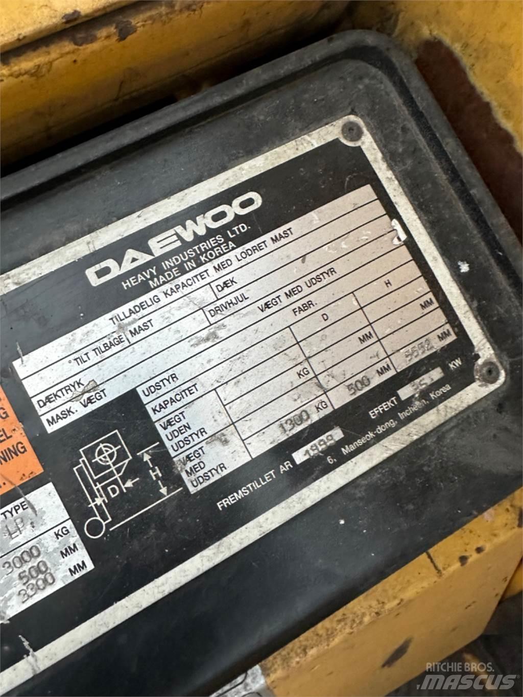 Daewoo G30E Gázüzemű targoncák