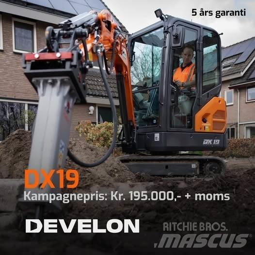 Develon DX19-7 Mini kotrók < 7t