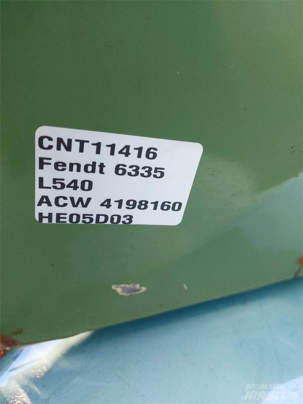 Fendt L540 Kombájn tartozékok