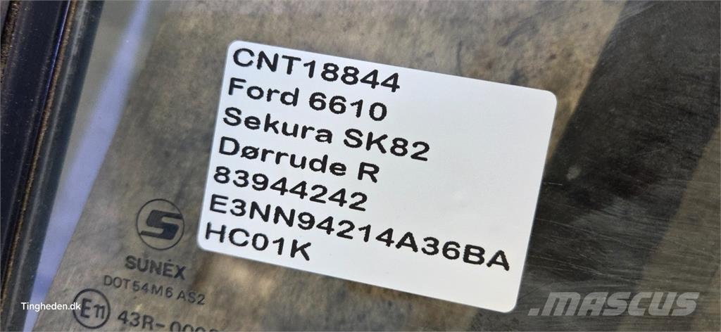 Ford 6610 Vezetőfülke és belső tartozékok