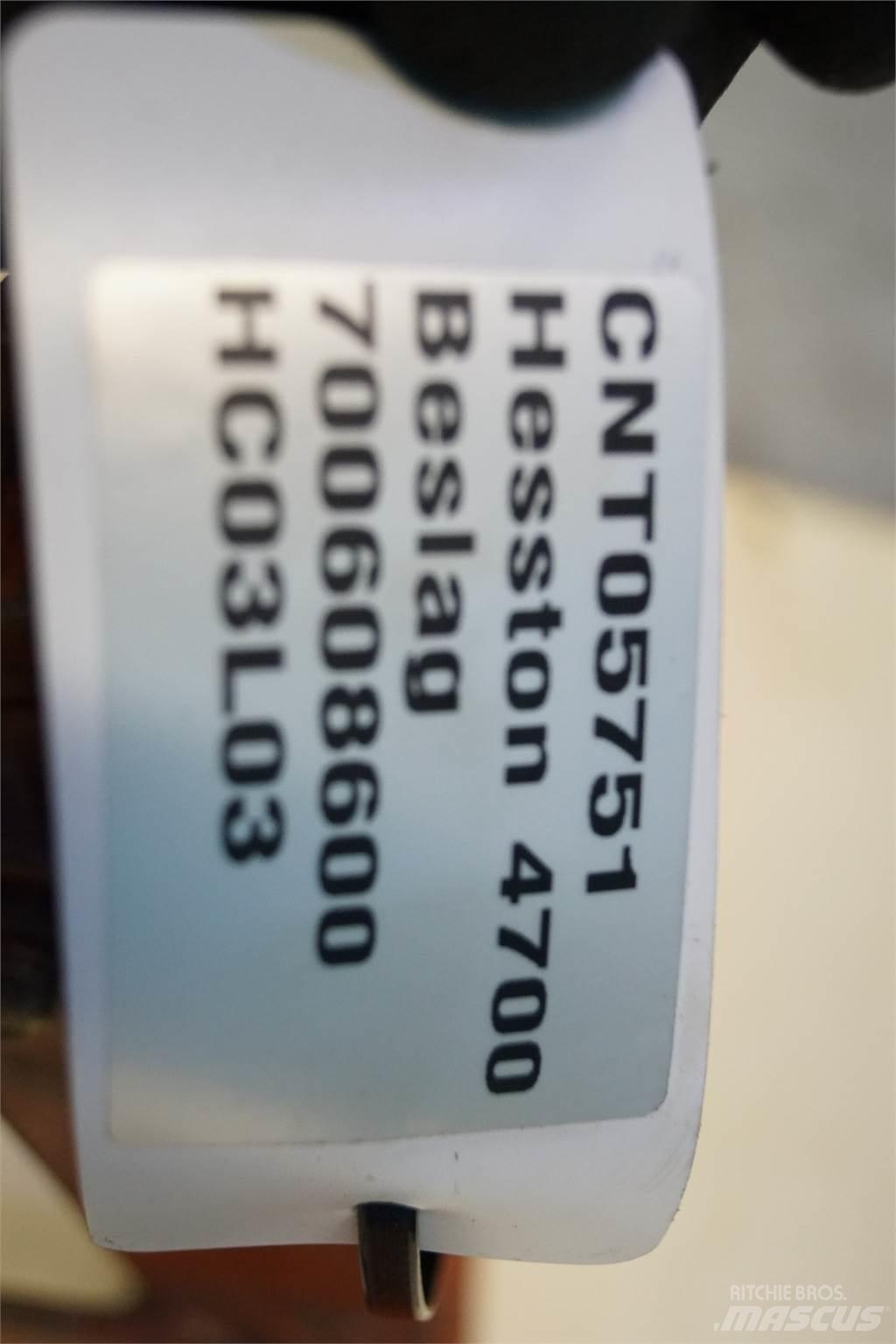 Hesston 4700 Egyéb szálastakarmányozási gépek