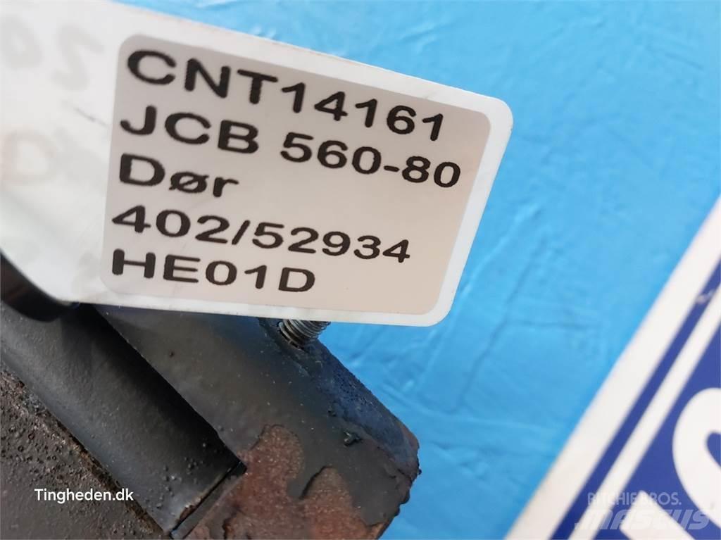 JCB 560-80 Vezetőfülke és belső tartozékok