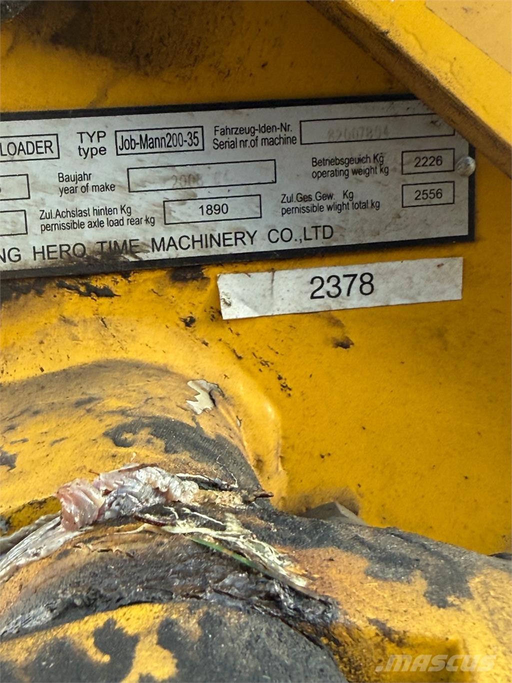 Job-Mann 200-35 Mini homlokrakodók