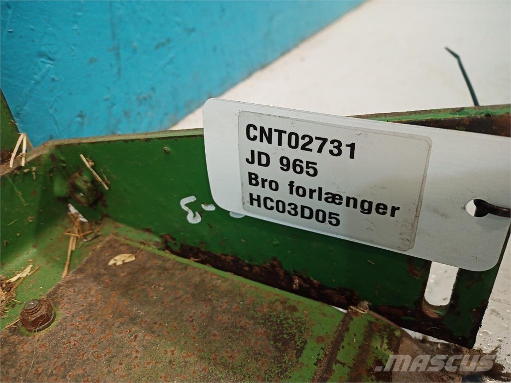 John Deere 965 Kombájn tartozékok