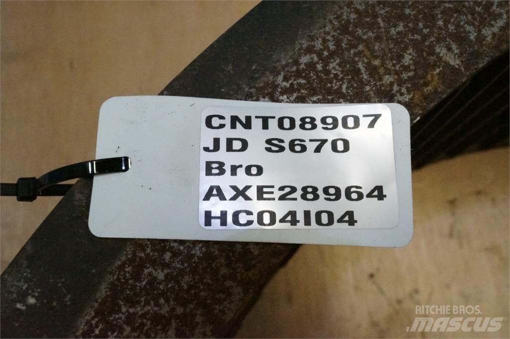 John Deere S670 Kombájn tartozékok